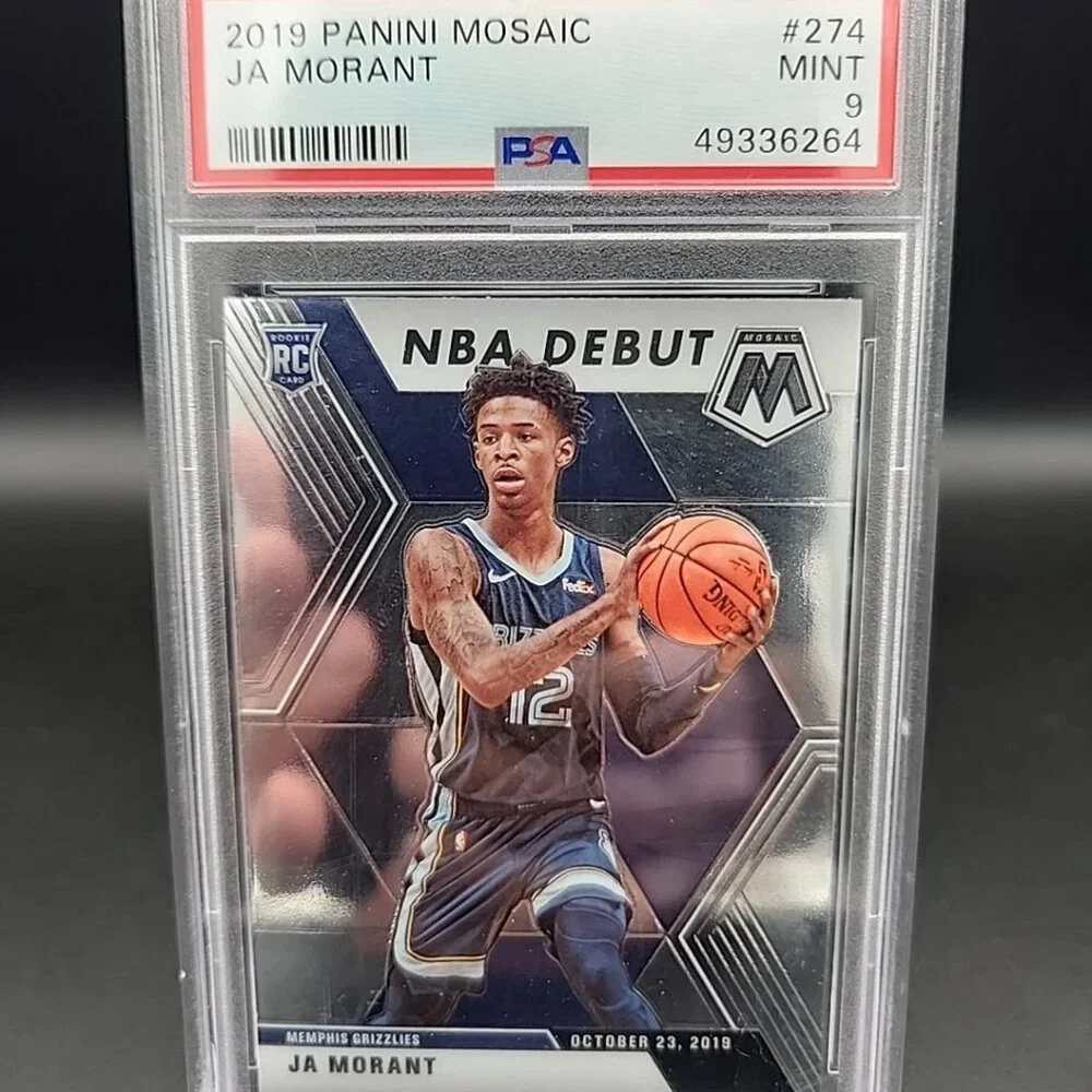 70853259 Ja Morant 2019 Panini Mosaic #274 Rookie NBA Debut RC PSA 9